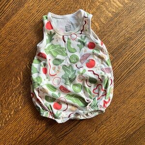 Winter Water Factory Garden Salad Bubble Romper